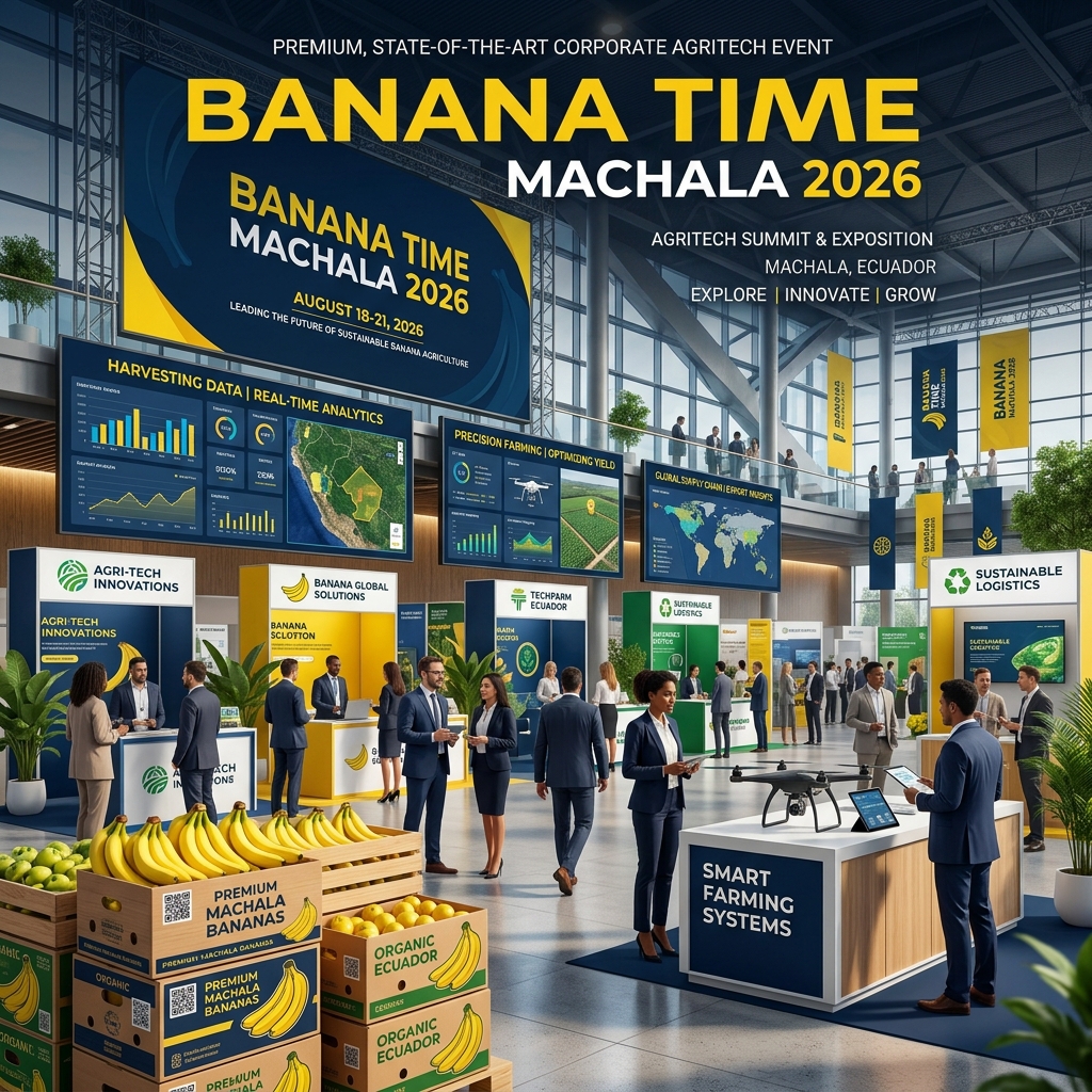 Machala, capital mundial del banano — Banana Time 2026